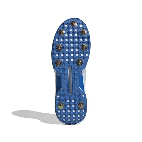 Image of adidas 22YDS Spike Cricket Shoes | Professional Metal Spike Cricket Footwear | Lightweight Grip & Stability | FTWWHT /AUON /LUTA