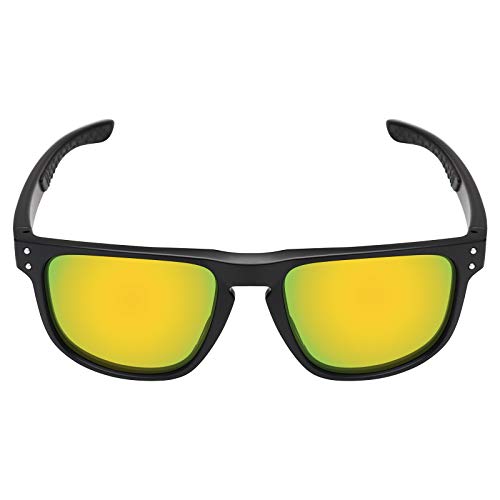 Image of Mryok Polarized Replacement Lenses for Oakley Holbrook R OO9377 55mm Sunglasses, HD Polarized, UV Protection, Impact Resistant & Perfectly Fit - 24K Gold