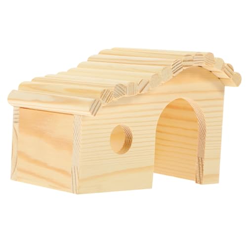 Parliky ハムスターの家 隠れ家 モルモットケージ ギニア 豚 おもちゃ ネズミ捕り ハムスター ハシゴ マウス ハムスター用品 ハムスターの生息地 ドワーフハムスターハウス 木製