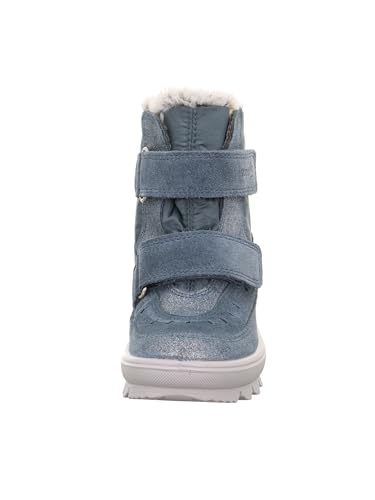 Girl's Modern Snow Boot, Blau 8000, 10 UK Child Wide2