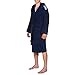 ARENA Unisex Core Soft Robe Bathrobe, Navy/White, Small