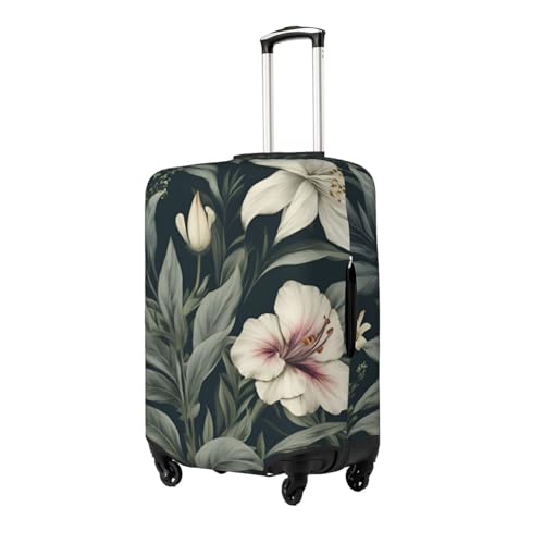 Botanical Floral Print Fashionable Suitcase Cover Personalized Luggage Protector for Travel and Business2