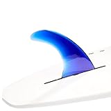 The DORSAL Signature II (Blue) longboard surfboard fin seamlessly connects turns and allows surfers to move up and down the board. This versatile fin is designed for all conditions and combines drive