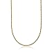 Bling For Your Buck 18K Gold Flashed Sterling Silver 1.6mm Italian Rope Chain Necklace 16" - 30"