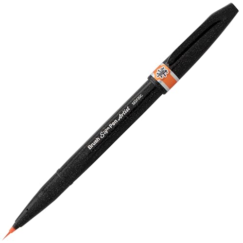 Pentel Arts Sign Pen Micro pinceau feutre dessin écriture assorti x6