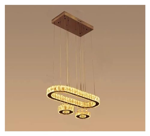 Lustre en cristal pour éclairer une table de salle à manger avec élégance