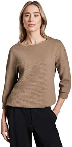 Street One Damen Strukturshirt mit Knöpfen