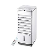 LIMPIEZA: Por lo tanto, para usar esta máquina como enfriador de aire, este enfriador debe llenarse con agua y debe agregar agua a través del proceso natural de evaporación del agua. No limpie a menos que esté desenchufado.