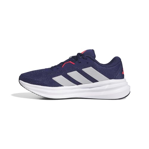 adidas Men's Galaxy 7 Running Shoes, Dark Blue/Silver met./Lucid red, 10.5 UK
