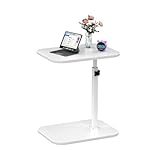 【Height Adjustable&360° Swivel】Cette table d'appoint compacte en forme de C peut être réglée en hauteur de 45 cm à 80 cm selon vos besoins d'utilisation, et les pieds de la table peuvent se glisser de manière flexible dans le fond du canapé, du lit ou de la chaise. En outre, le plateau de la table a une fonction de pivotement à 360°, de sorte que vous pouvez librement personnaliser l'angle du plateau de la table pour l'utiliser plus confortablement et parfaitement.