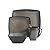 Gibson Elite Tequesta 16 Piece Square Dinnerware Set, Taupe