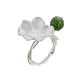 【Elección de regalo perfecta】: este anillo S925 se puede usar como un regalo precioso para la persona amada, como cumpleaños / Navidad / Día de la Madre / Día de San Valentín / aniversario, etc. Empacamos el anillo GNEHLS en un exquisito joyero, que puede regalarse a sus amigos o familiares como un regalo sincero, que sin duda le cautivará el corazón.