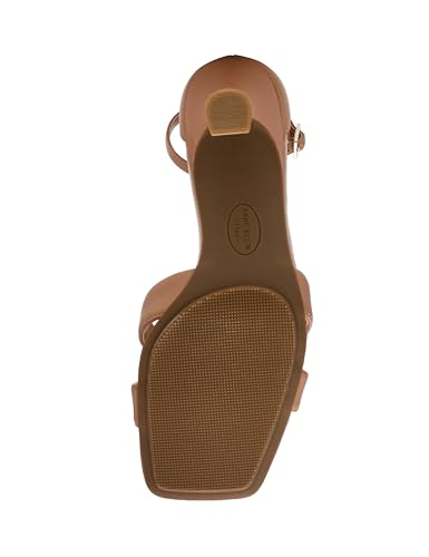 Anne Klein Womens JOSS Criss-Cross Faux Leather Ankle Strap4