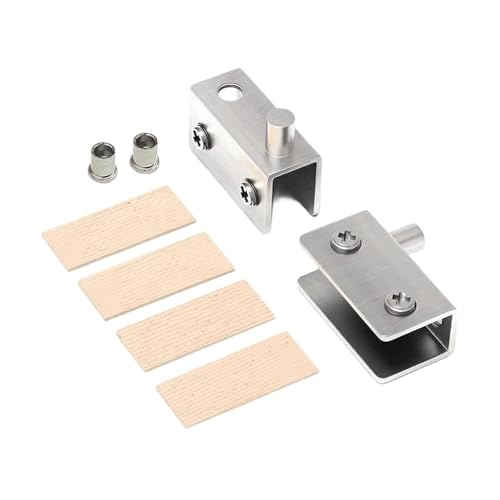 Llazsybz 2 Soportes para Estantes de Vidrio de 5 a 8 Mm de Grosor para Armarios, Estanterías Y Estanterías.