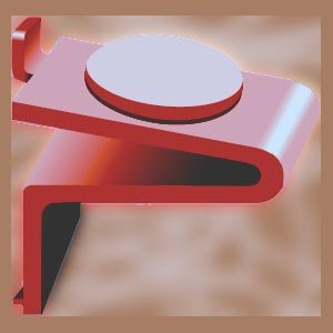 Shelf Support Clip, Zinc, PK12, Min. Qty 10 (10 Pieces)