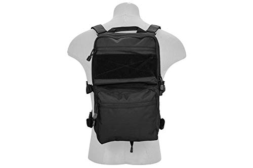 Lancer Tactical 1000D Nylon Qd Chest Rig And Backpack Combo (Black) #TOP4