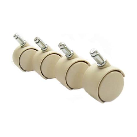 Chromcraft Casters in Almond/Sand (Set of 16) Cover