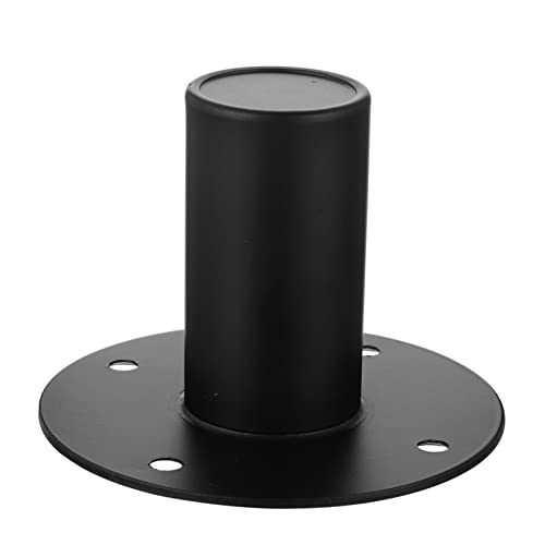 ULDIGI スピーカースタンドアクセサリー 鉄製ブラケット ブラックコーティング 強力な耐荷重 取り付け簡単