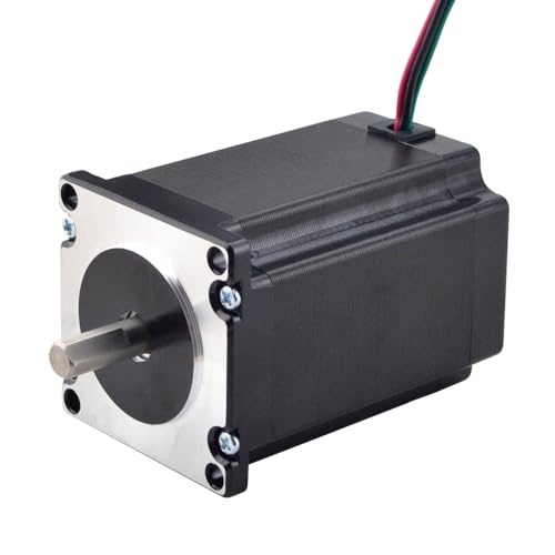 STEPPERONLINE 1Achsen Nema 23 Schrittmotor 2,4Nm 4A Φ8mm und Treiber DM542T CNC Kit