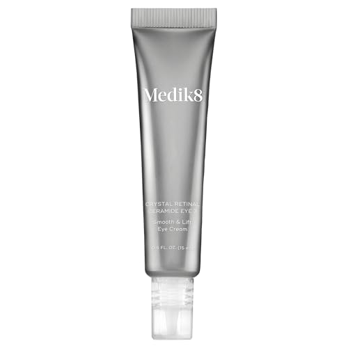 Medik8 Crystal Retinal Ceramide Eye 3 - Gentle Vitamin A Eye Cream - Reduces Appearance of Wrinkles - Perfect for Sensitive Skin - 0.5 oz