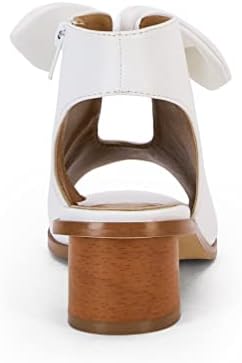 Womens Bow Knot Sandals Peep Toe Cut Out Side Zipper Boots Chunky Block Heel Slingback Shoes | Image 4