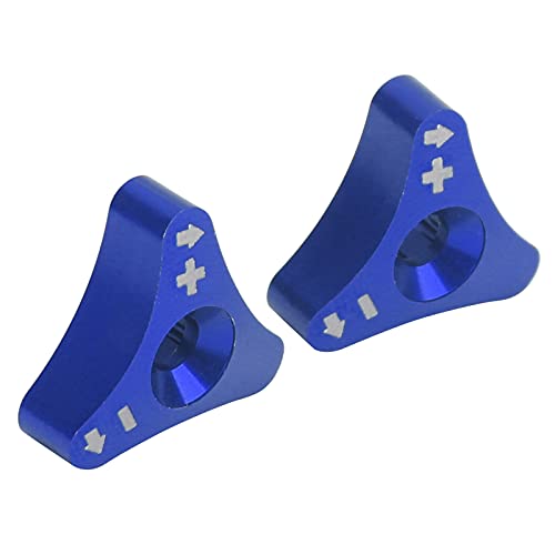 AOWINHIT Vorderer Stoßdämpfer, Verstellbarer Gabelknopf, Ersatz für 250EXC 250EXCF 250SX 250SXF 250XC 1050 Adventure 2015 (A (blau))