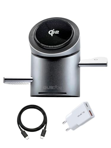 Fini les câbles emmêlés avec le chargeur sans fil 3-en-1 Qi2 motorisé en aluminium