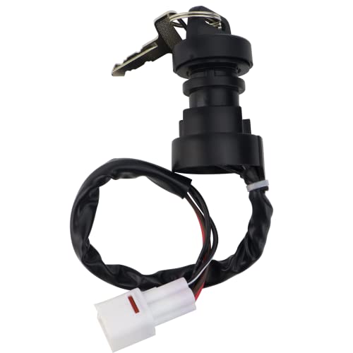 Stabsoli Left Handlebar Switch & Solenoid Relay & Ignition Switch For Yamaha Kodiak 400 1993-1995 Big Bear 350 1995-1996 Moto-4 350 1995 Warrior 350 1996-2001 4Gb-83973-09-00 #TOP5