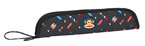 safta Portaflautas de Paul Frank Retro Gamer, 370x20x80mm, Negro, M
