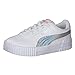 PUMA Baby-Mädchen Carina Rainbow AC INF Sneaker, White, 25 EU
