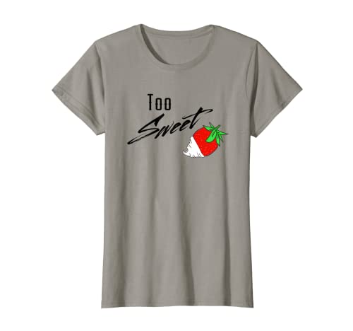Camiseta 'Too Sweet' Crema batida con fresa Camiseta