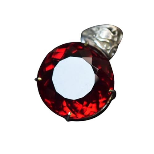 Gemsgrowth 70 Ct Certified Red Ruby Pendant 925 Sterling Silver