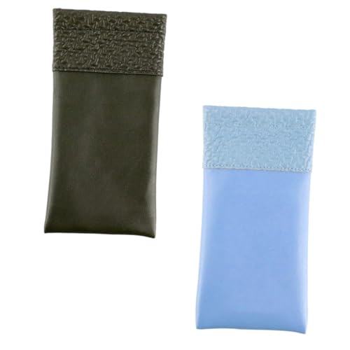 Étuis à lunettes de rangement soigné Holibanna en tissu protecteur foncé haute durabilité