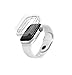Nautic - Custodia per orologio compatibile con Apple Watch (45 mm), trasparente immagine