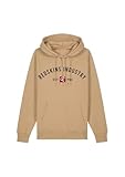 Redskins, Weste, Sweatshirt, (XS bis XL), Erwachsene, Frauen, Männer, Jacke, Hoodie, Pullover, weich, niedlich, warm, Baumwolle, Bedruckt, gemischt, Modell RSFA25SC3 BEIGE Size S