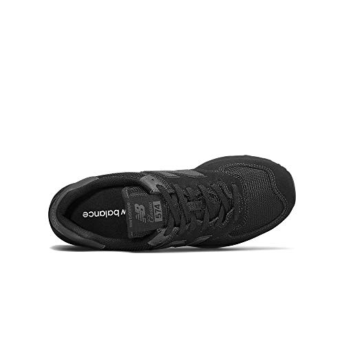 Image of New Balance Men's 574 V2 Sneaker, Black /Black, 5.5 M