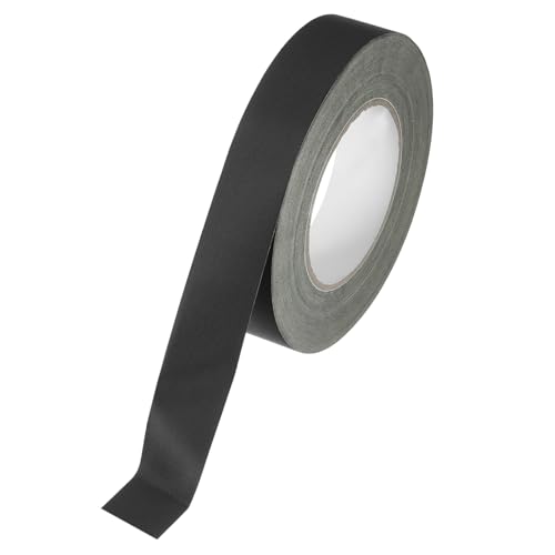 Image of MECCANIXITY Insulating Acetate Cloth Adhesive Tape, 1.2in x 98ft Black Electrical Heat Resistant Fabric Tape with Paper for Laptop Electric Automotive Guitar Repair Wire Harness