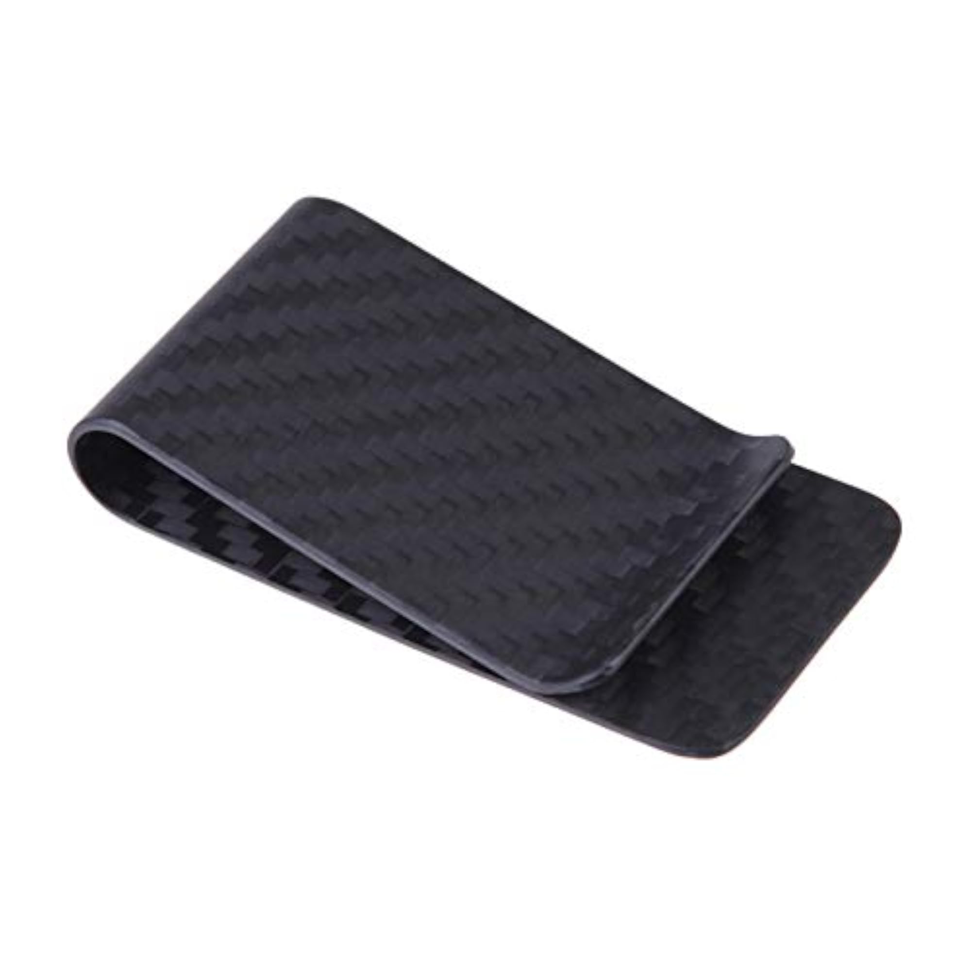 Real Carbon Fiber Money Clip, Business Card Holder