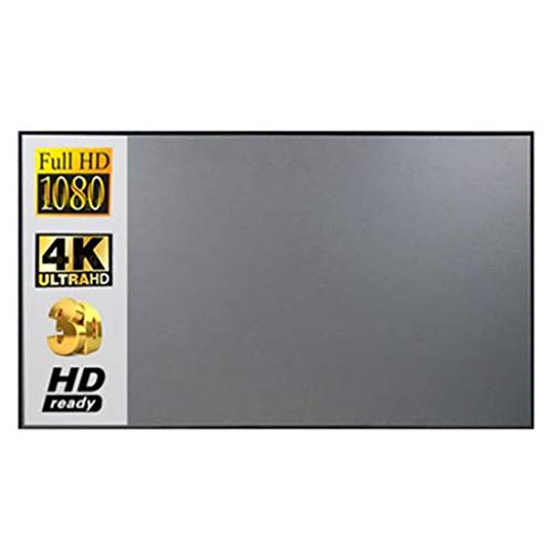 Pantalla de proyección 106 pulgadas 16:9 portátil para cine