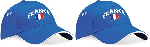 Supportershop Mixte France Casquette De Baseball, Bleu, Taille Unique EU