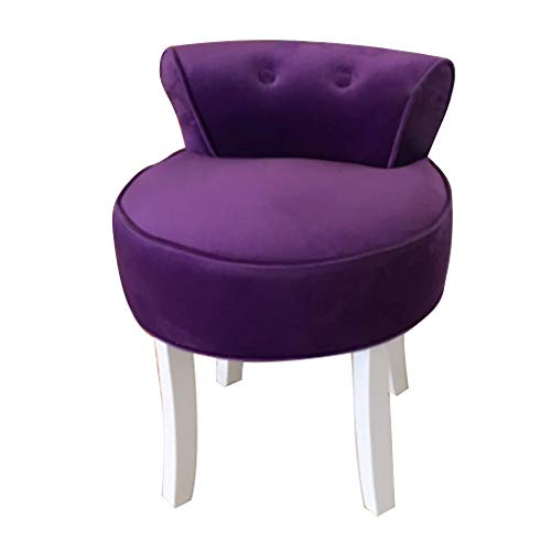 GWW Chair Fan Back Vanity Benches Chair, Padded Lounge Makeup Dressing Chair, Ba