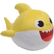 Nickelodeon Baby Shark Kids Plush Cuddle and Decorative Pillow Buddy, Yellow 15" Tall