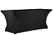 Produktbild Expand Tischcover, Tischhusse Schwarz - Tisch Cover, Husse als Tischdecke - 140cm bis 160cm - Geschlossen - B1 - Stretch