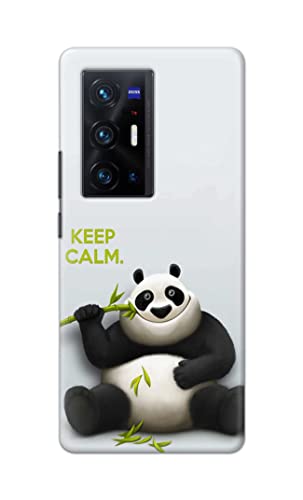 Image of PRINTFIDAA� Printed Hard Back Cover Case for Vivo X70 Pro Plus | Vivo X70 Pro+ Back Cover (Cartoon Panda) -2808