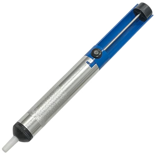 Desoldador manual para aspirar estaño | Desoldador Chupón Estaño | Bomba de succión estaño | Apto para uso en laboratorios, tiendas de servicio, escuelas, hogar e industria 51CH072