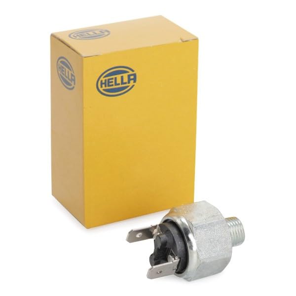 HELLA Interruttore Luce Freno 12V – A Baionetta, Contatto Di Chiusura, Colore Verde