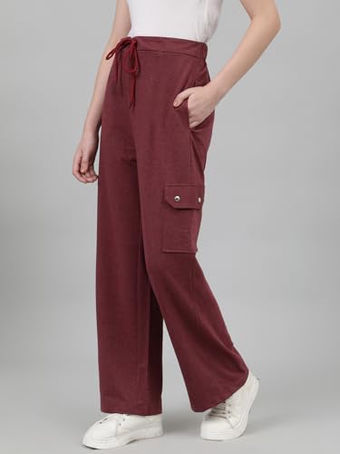 Image of KOTTY Women's Running Track Pants|Stretchy Lightweight Joggers with Side Pockets|Perfect for Exercise,Sports