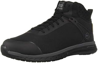 Timberland PRO Men's Drivetrain Mid Composite Toe Industrial Boot, Black, 11.5 M US