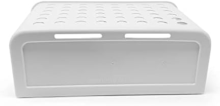 Plastific Kitchen Over Cabinet Drawer Door Hanging Organizer Basket Balance Attach a Trash Waste Bin Box Hanging Small Trash Suitable for Kitchen, Bathroom, Toilet, Bedroom (White)
