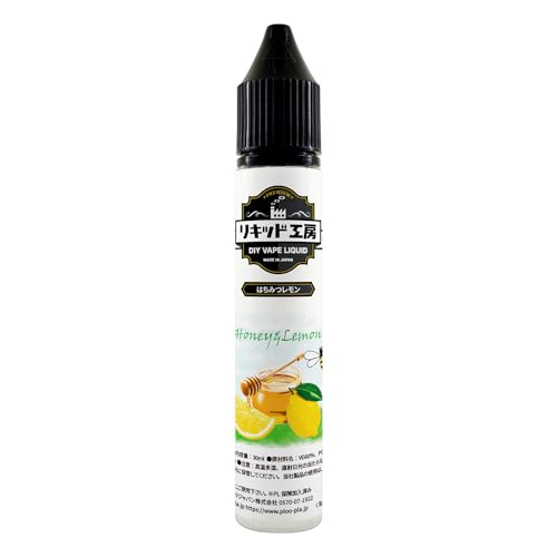プルプラ 国産 電子タバコリキッド VAPE(ベイプ)リキッド 便利な目盛付きボトル VAPE リキッド工房 30ml (はちみつレモン)
